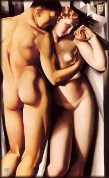  Lempicka Lienzo - Adán y Eva 1932 contemporánea Tamara de Lempicka